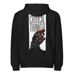 Critical Thinker hoodie by Tes One